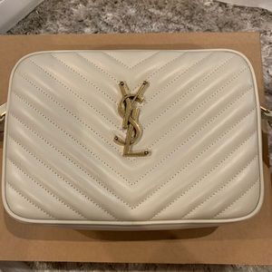 Saint Laurent Lou Quilted Leather Camera Bag